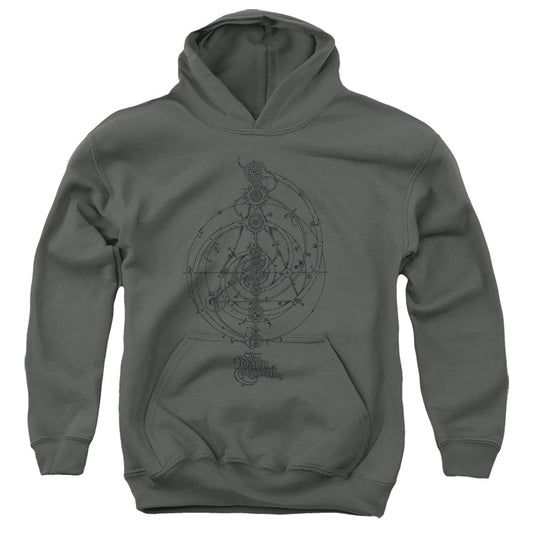 The Dark Crystal Dream Spiral Kids Youth Hoodie Charcoal Officially Licensed