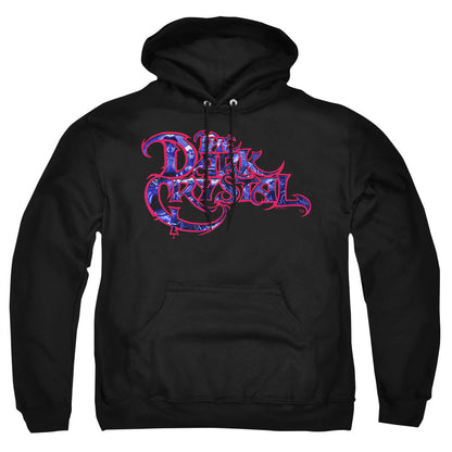 Dark Crystal Collage Logo Mens Hoodie Black Officially Licensed