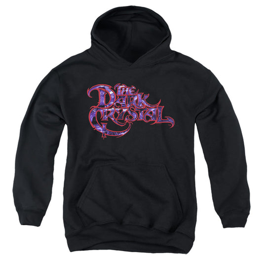 Dark Crystal Collage Logo Kids Youth Hoodie Black Officially Licensed