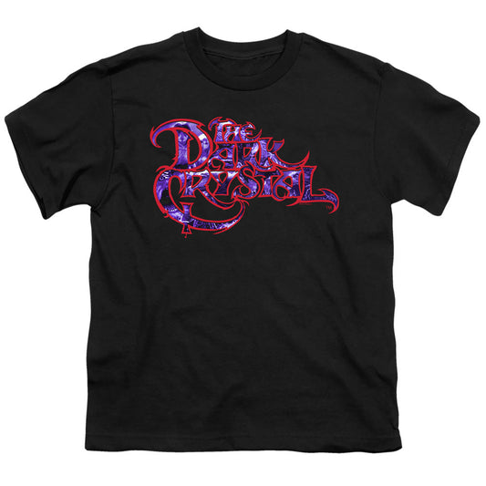 Dark Crystal Collage Logo Kids Youth T Shirt Black Officially Licensed