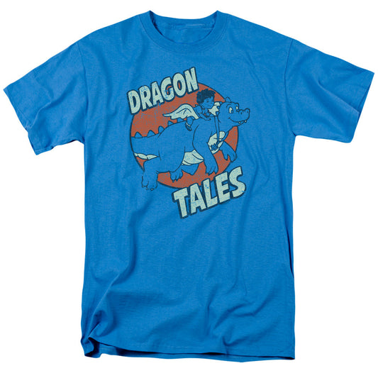 Dragon Tales Flying High Mens T Shirt Turquoise Officially Licensed