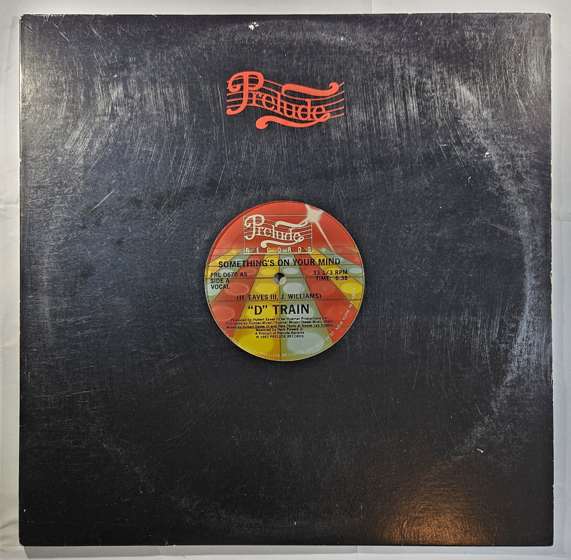 "D" Train - Something's on Your Mind [1983 Used Vinyl Record 12" Single]