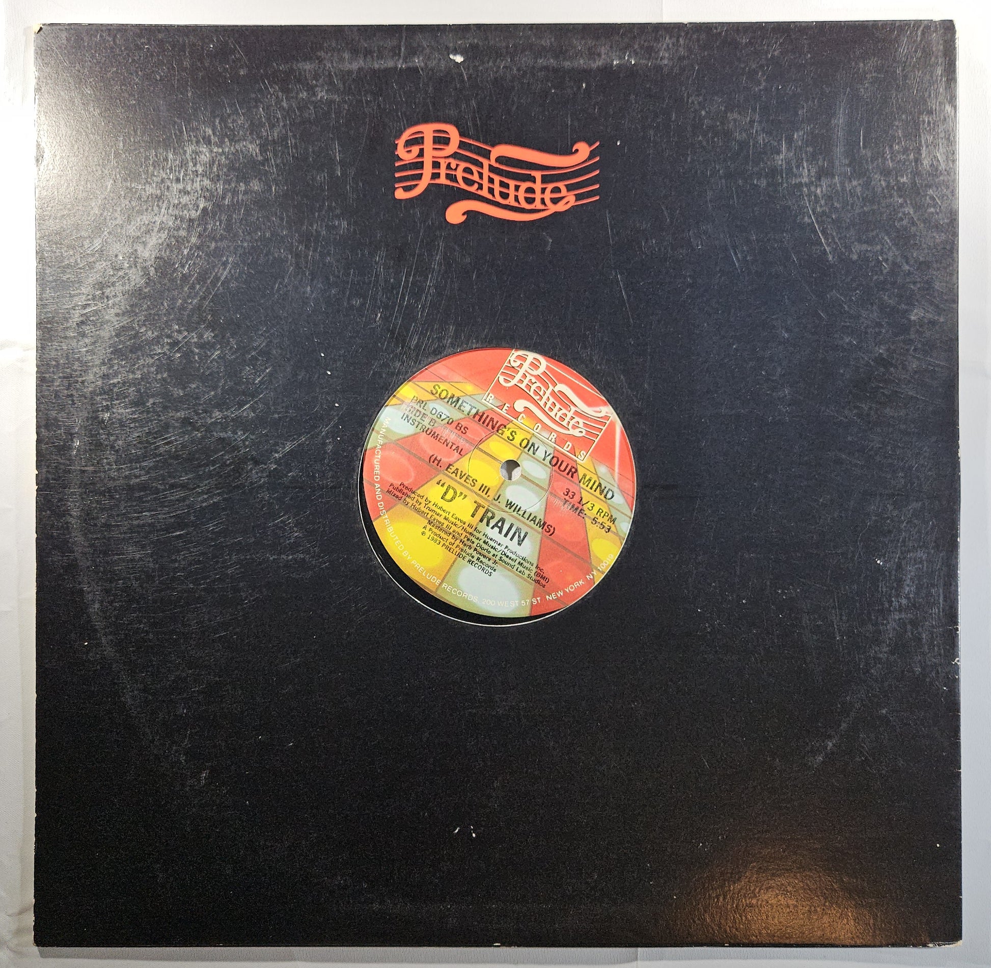 "D" Train - Something's on Your Mind [1983 Used Vinyl Record 12" Single]