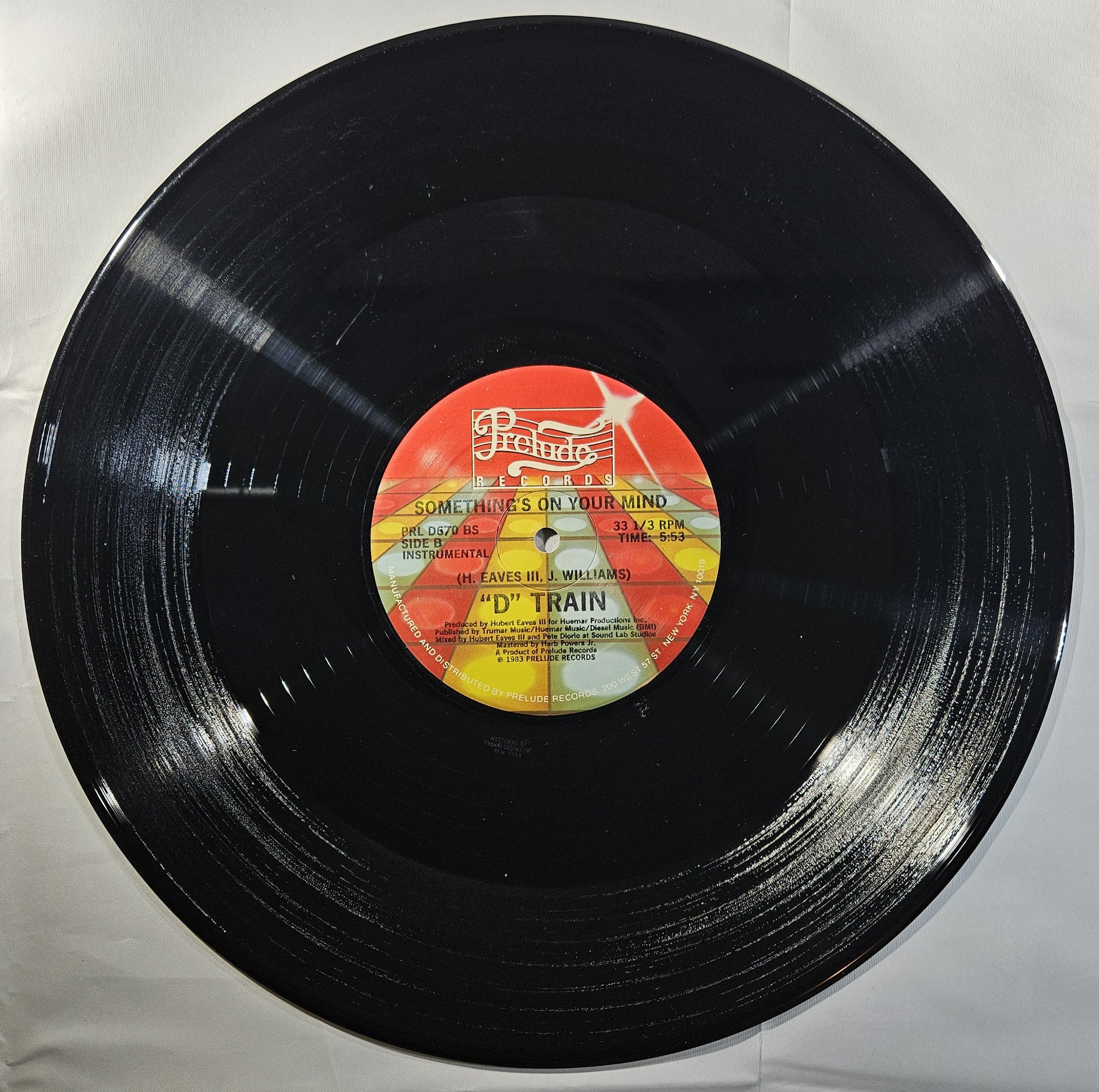 "D" Train - Something's on Your Mind [1983 Used Vinyl Record 12" Single]