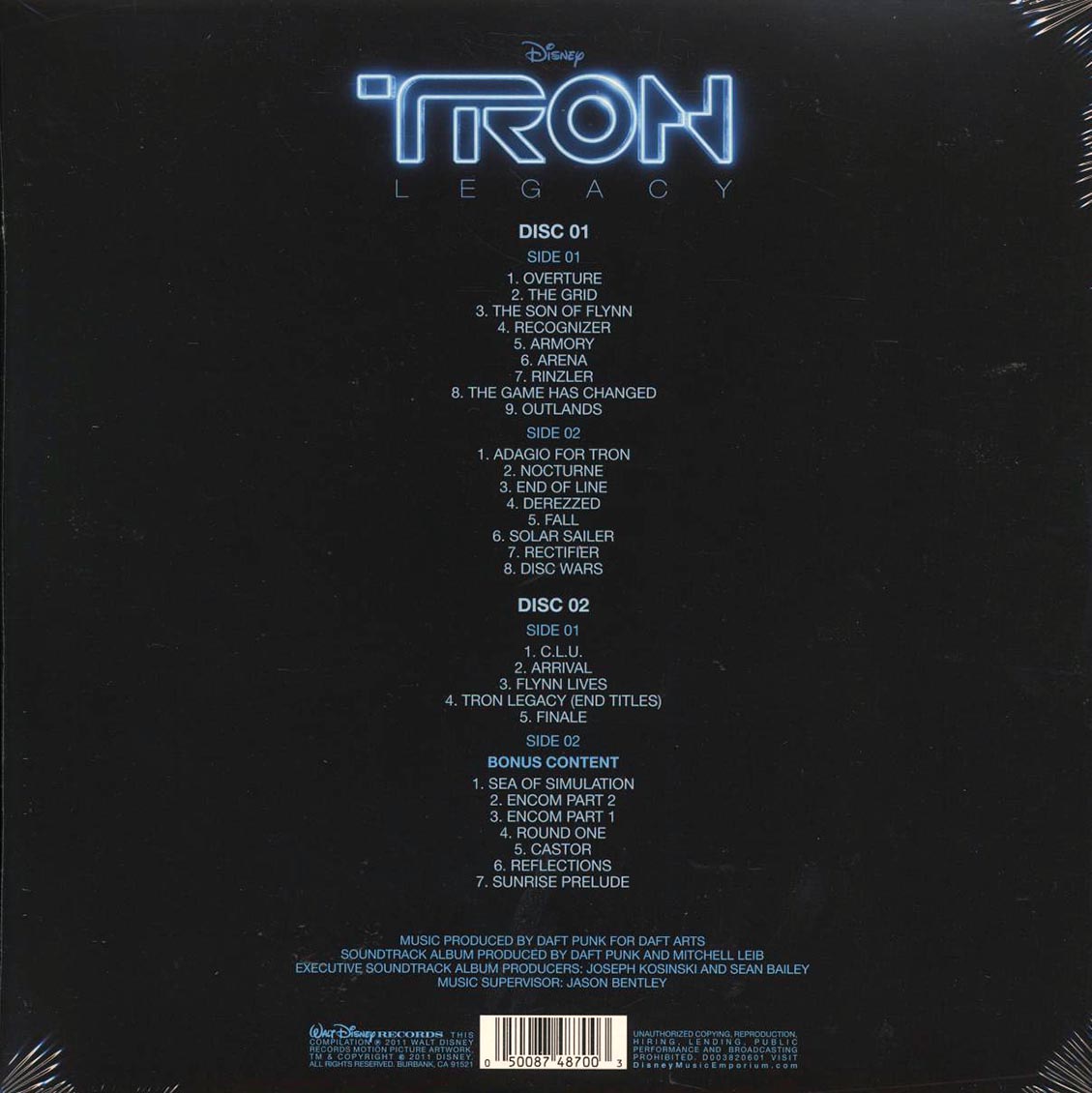 Daft Punk - TRON: Legacy (Vinyl Edition Motion Picture Soundtrack) [2021 Reissue Color] [New Double Vinyl Record LP]