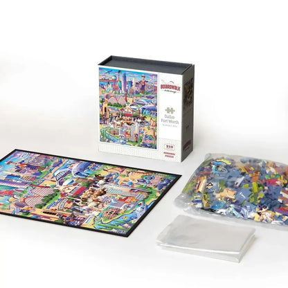 Dallas-Fort Worth 210 Piece Jigsaw Puzzle Boardwalk