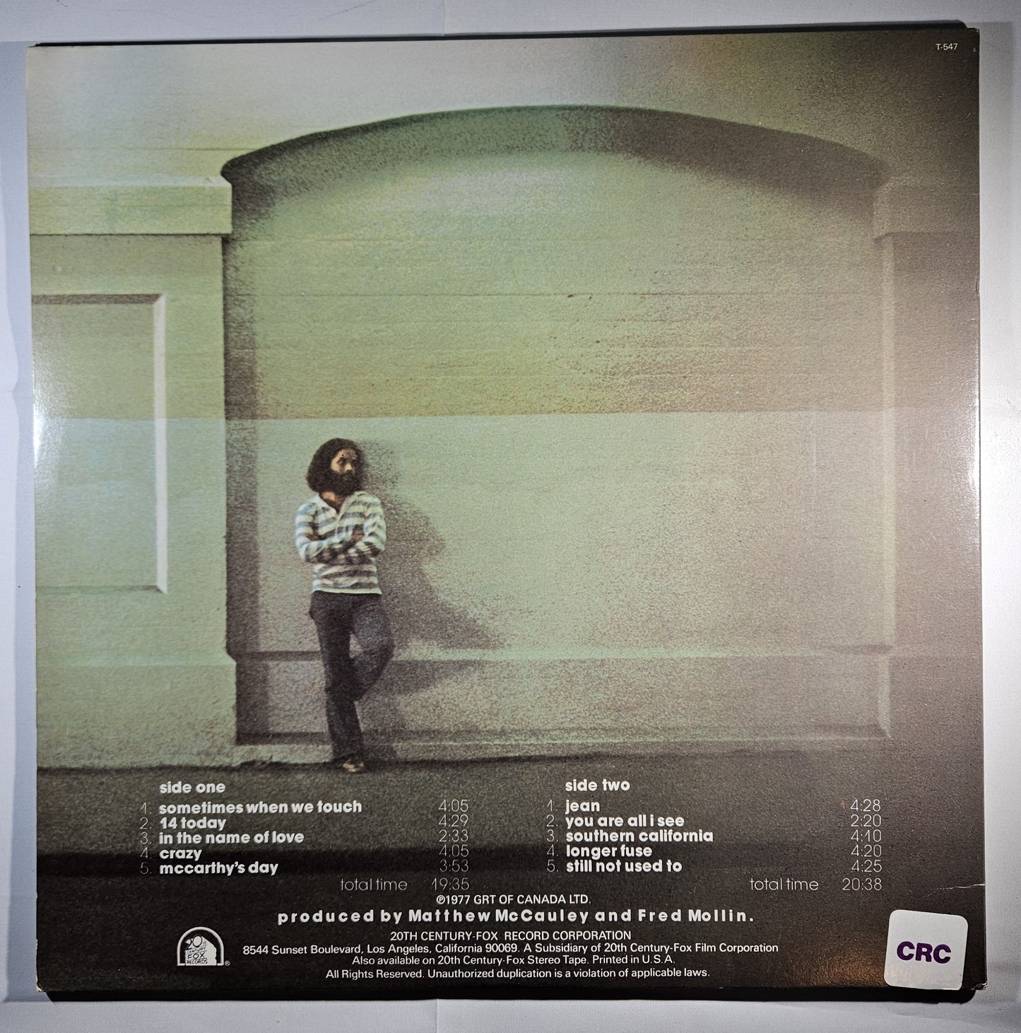 Dan Hill - Longer Fuse [1977 Club Edition] [Used Vinyl Record LP] [B]