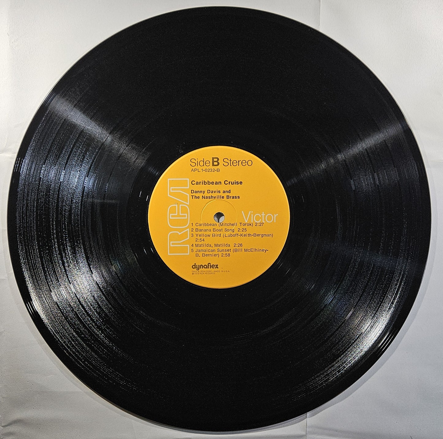 Danny Davis and The Nashville Brass - Caribbean Cruise [1973 Hollywood Pressing] [Used Vinyl Record LP]