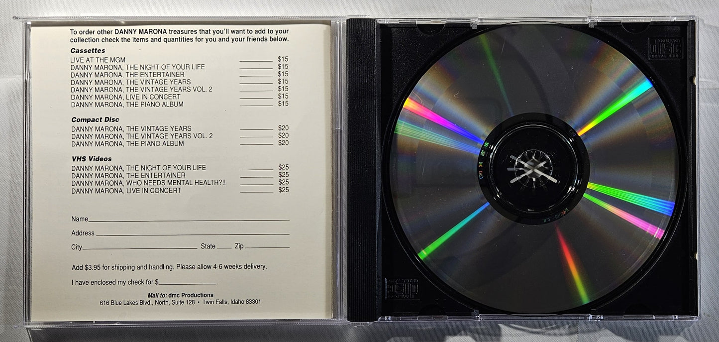 Danny Marona - The Piano Album [1995 Used CD]