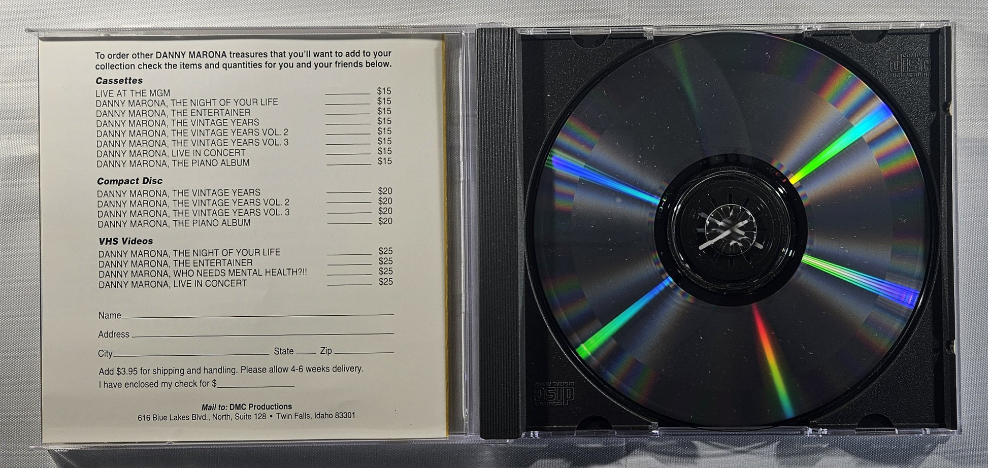 Danny Marona - The Vintage Years Vol. 3 [1996 Used CD]