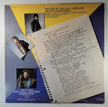 Daryl Hall & John Oates - Adult Education (Special Club Mix) [1984 Used Vinyl Record 12" Single]