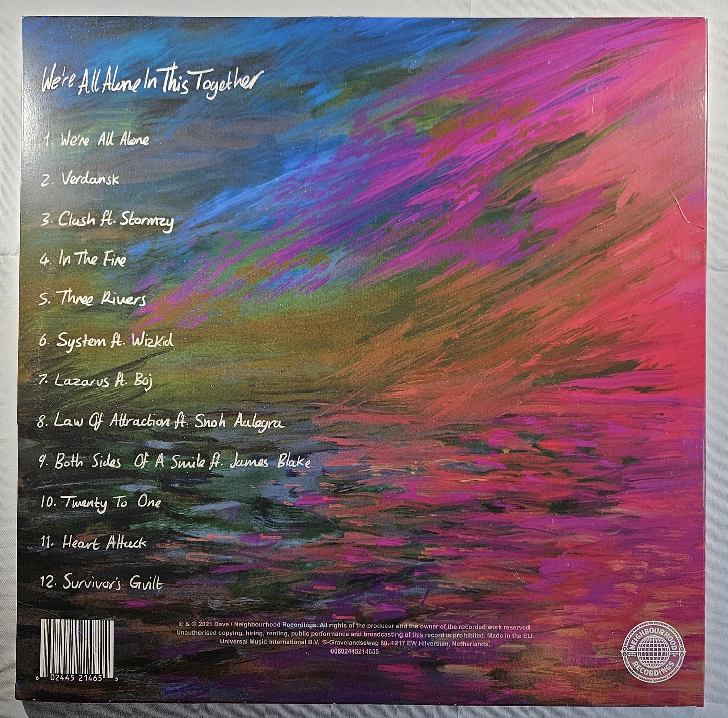 Dave - We're All Alone in This Together [2022 Used Double Vinyl Record LP]