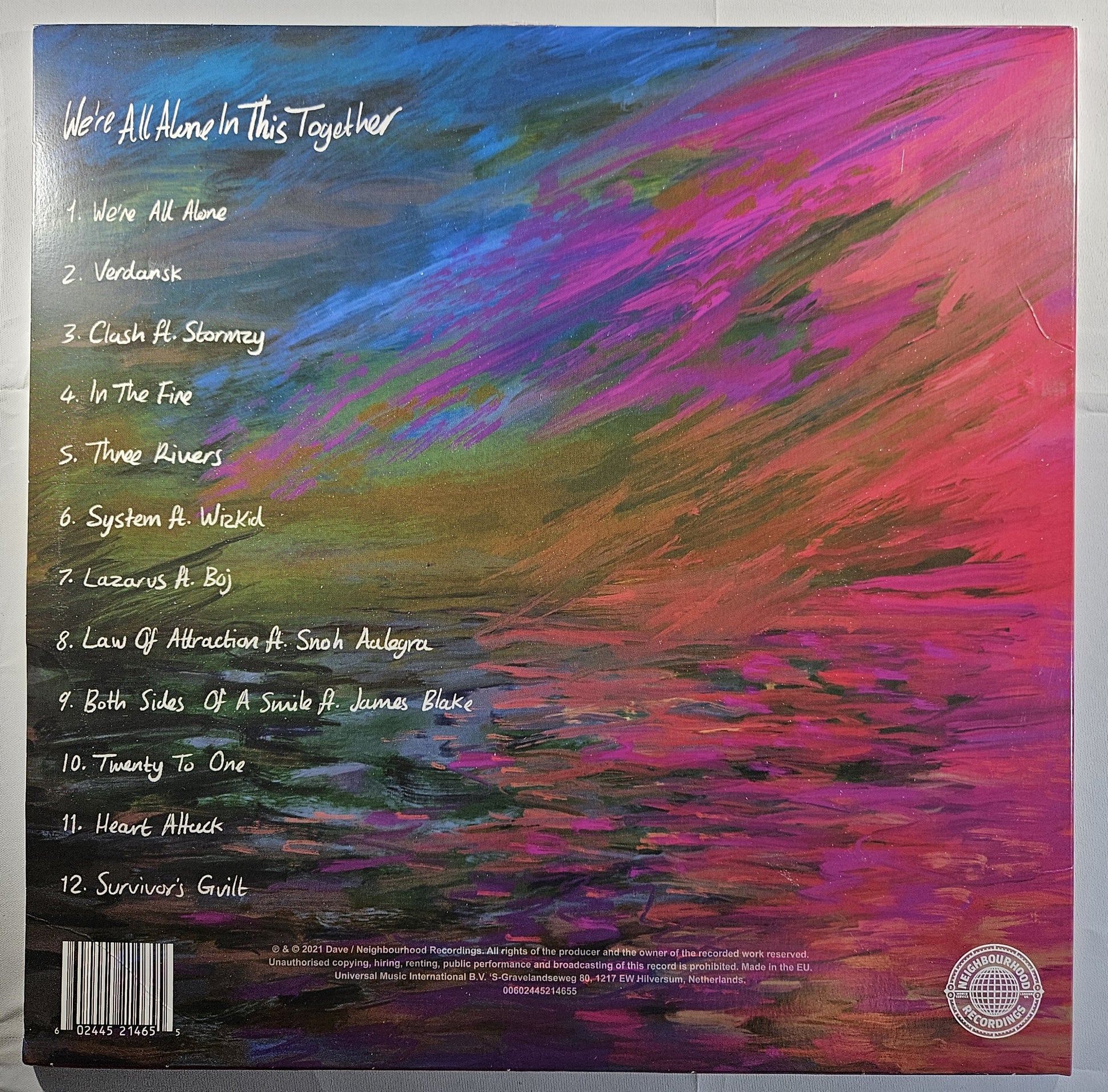 Dave - We're All Alone in This Together [2022 Used Double Vinyl Record LP]