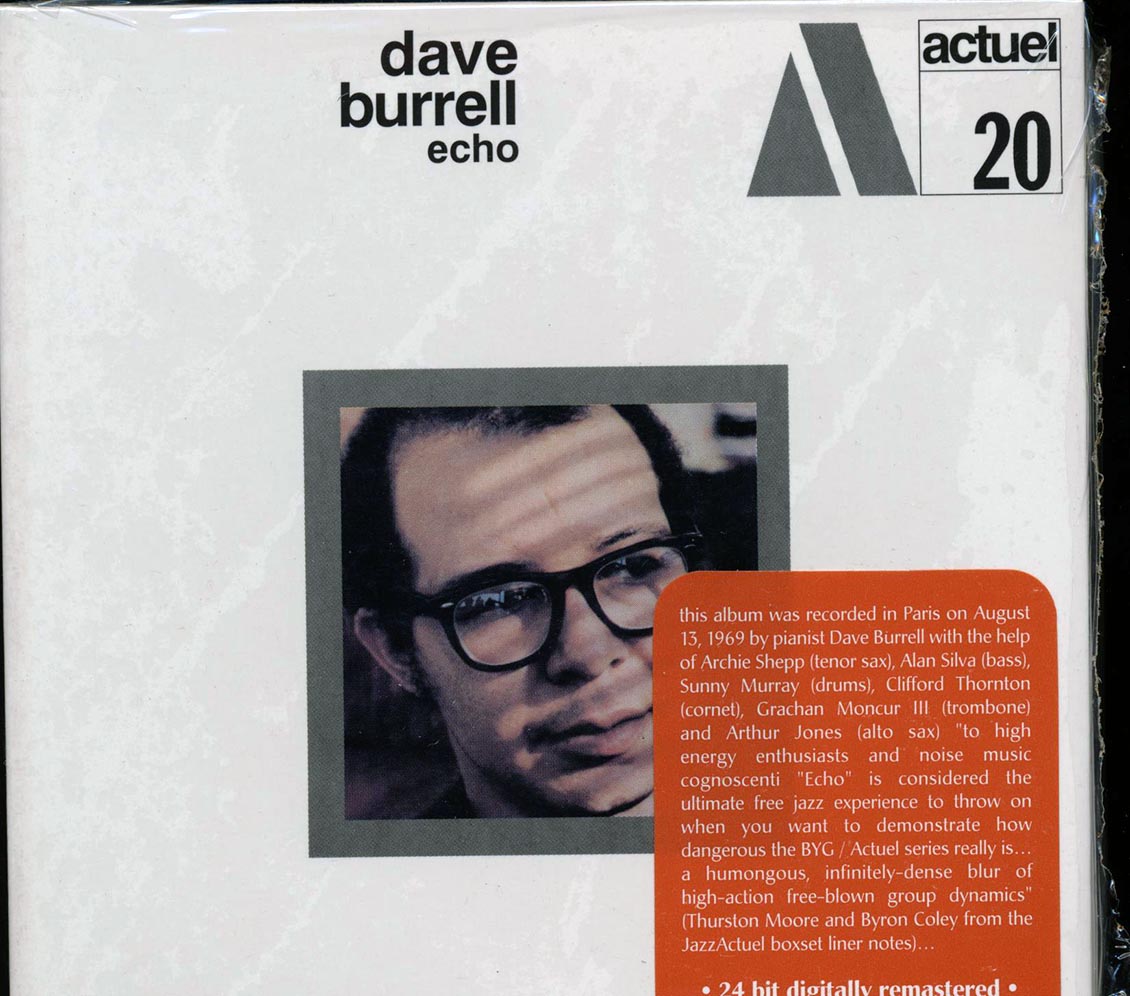 Dave Burrell - Echo [2002 Limited Reissue Remastered] [New CD]