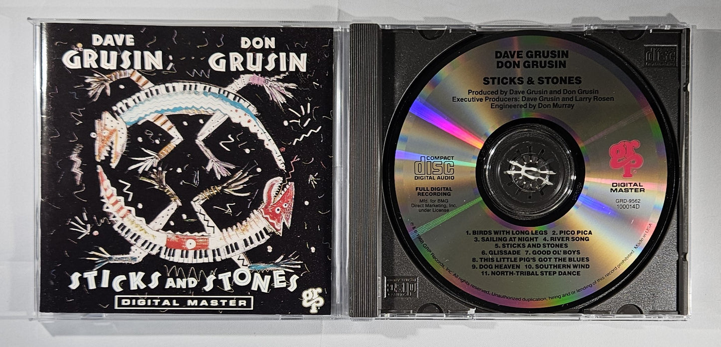 Dave Grusin and Don Grusin - Sticks and Stones [1988 Club Edition] [Used CD]