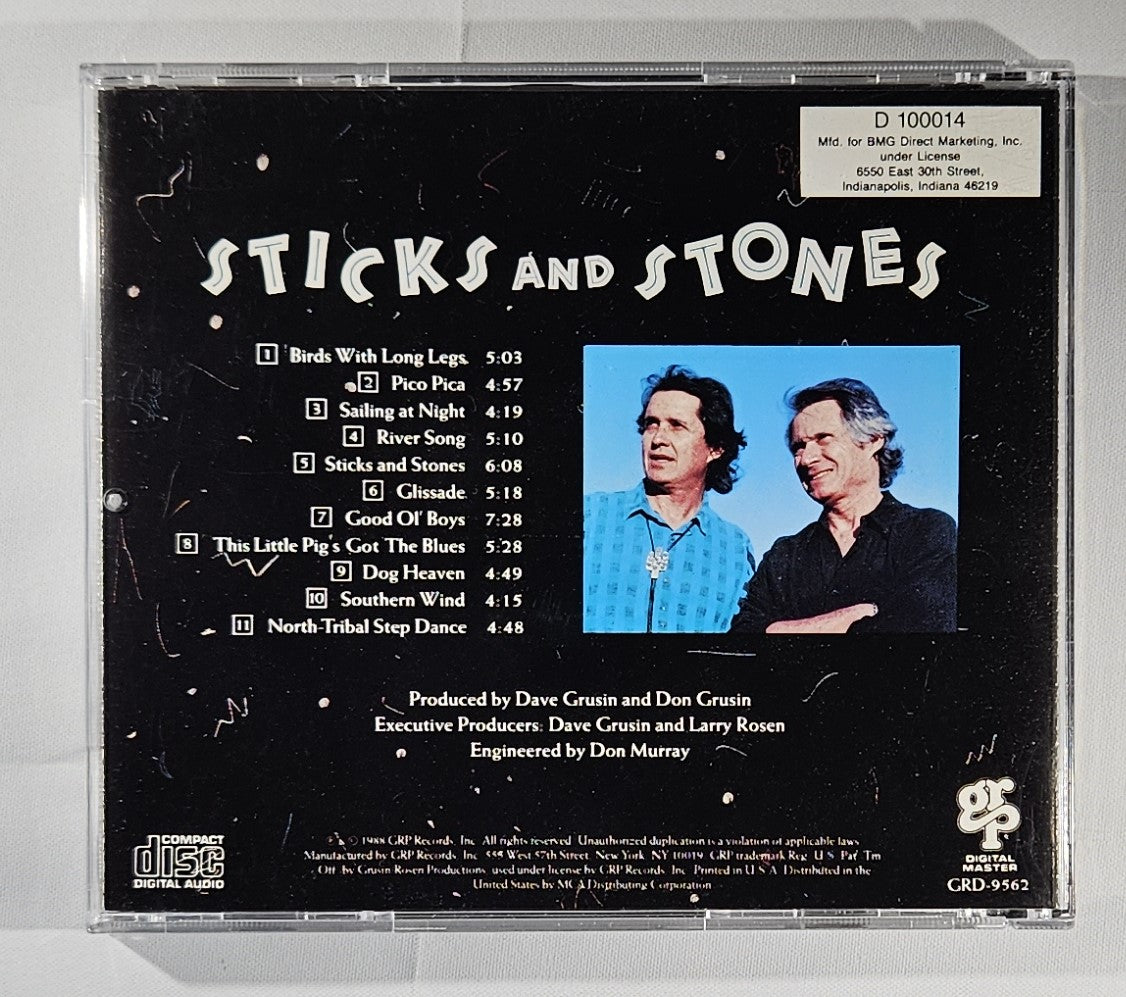 Dave Grusin and Don Grusin - Sticks and Stones [1988 Club Edition] [Used CD]