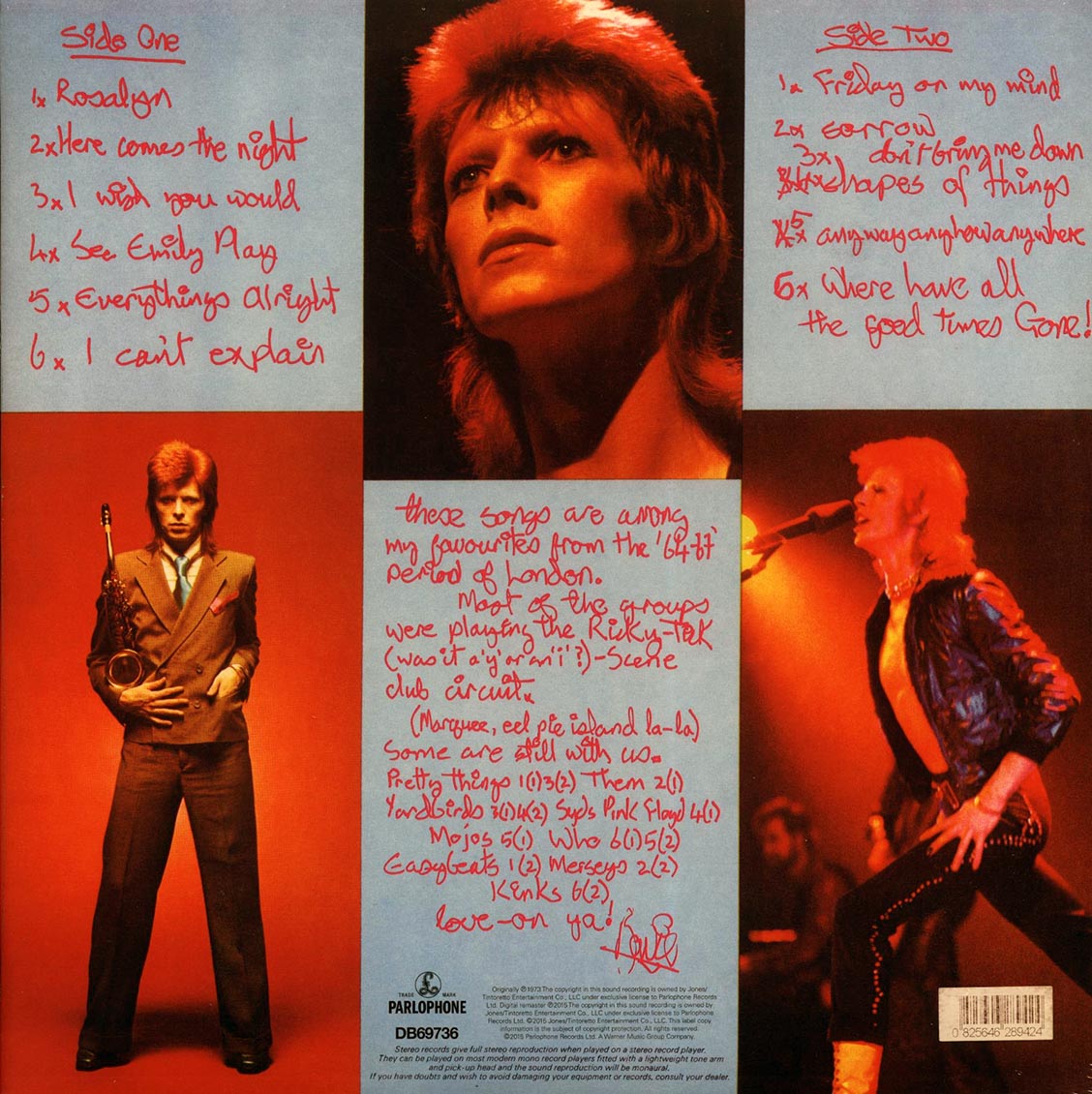 David Bowie - Pinups [2016 Reissue Remastered 180G] [New Vinyl Record LP]