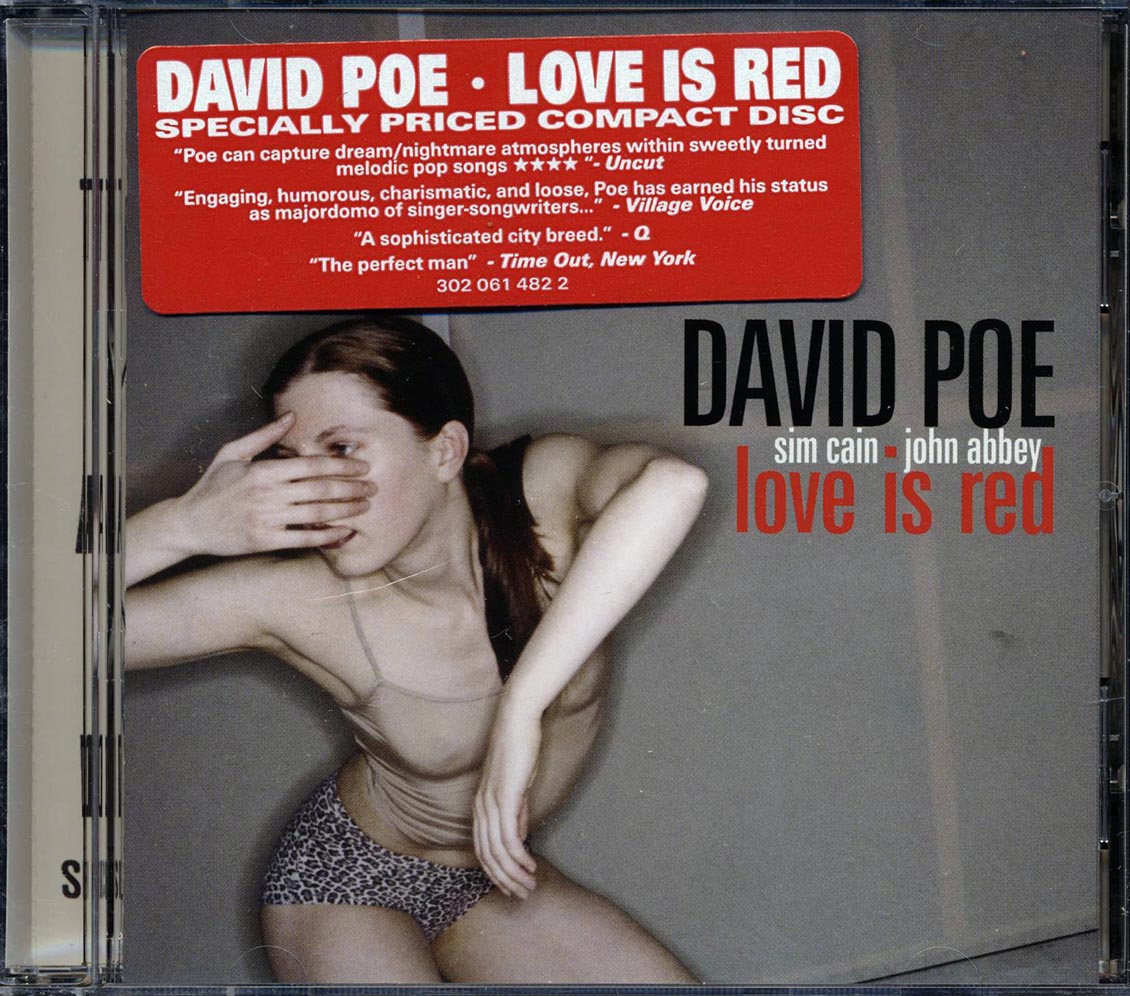 David Poe - Love Is Red [2005 New CD]