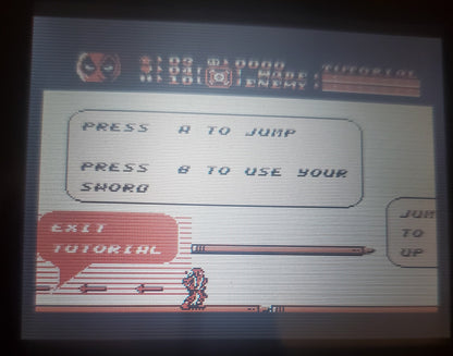 Deadpool GBA Video Game Cartridge Game Boy Advance 2019 Nintendo