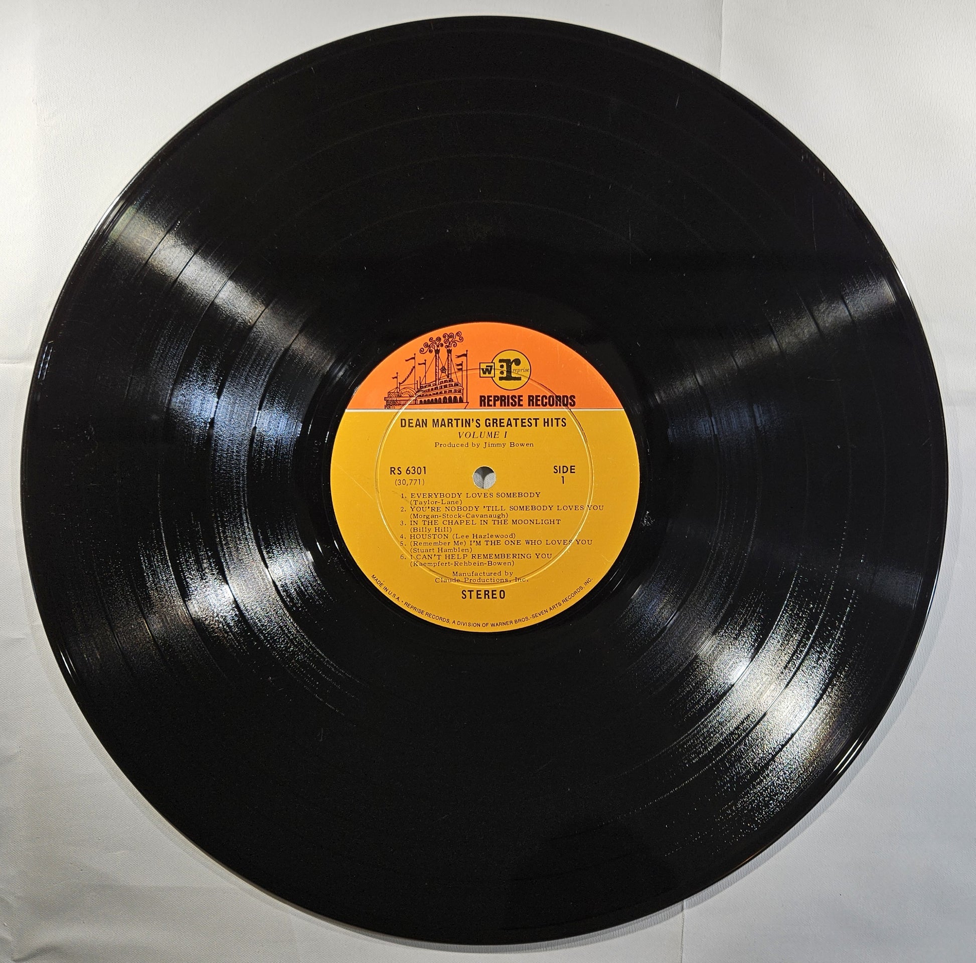 Dean Martin - Dean Martin's Greatest Hits! Vol. 1 [1968 Used Vinyl Record LP]