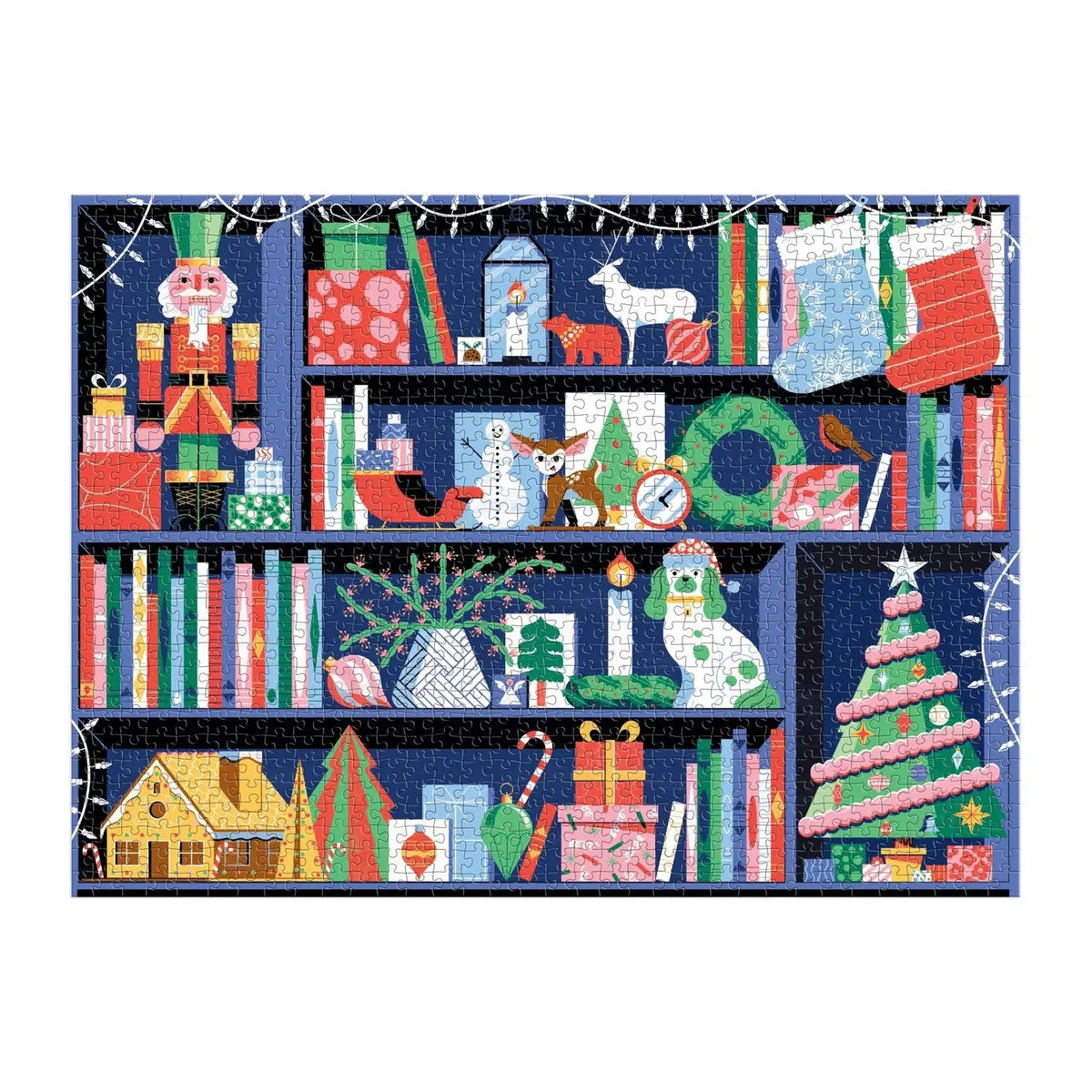 Deck the Shelves 1000 Piece Jigsaw Puzzle Galison