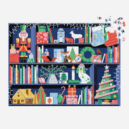 Deck the Shelves 1000 Piece Jigsaw Puzzle Galison