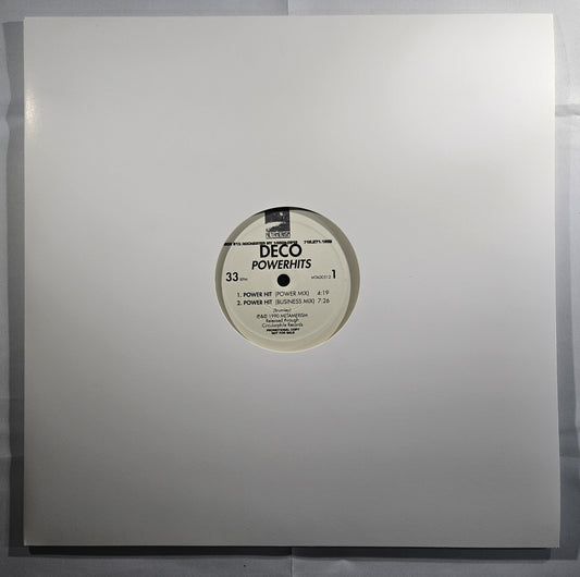 Deco - Powerhits [1990 Promo] [Used Vinyl Record 12" Single]
