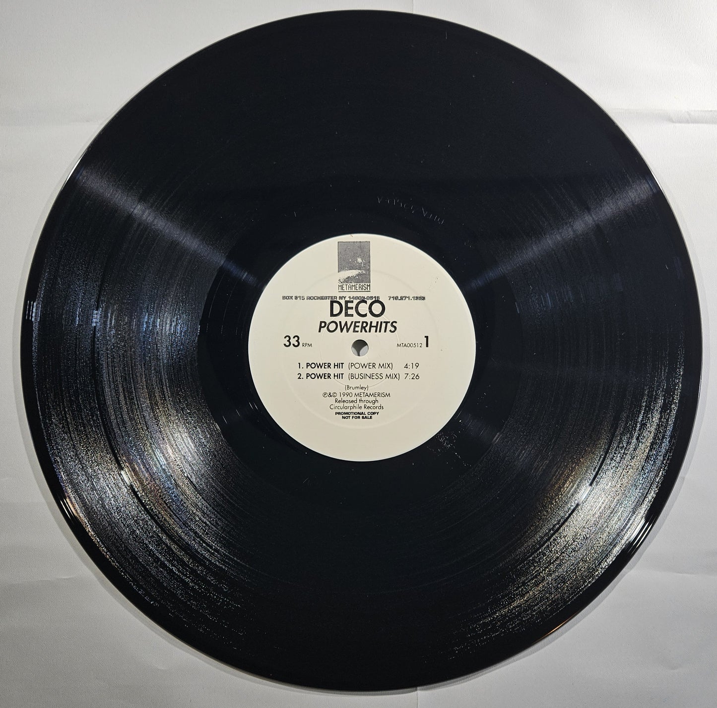 Deco - Powerhits [1990 Promo] [Used Vinyl Record 12" Single]