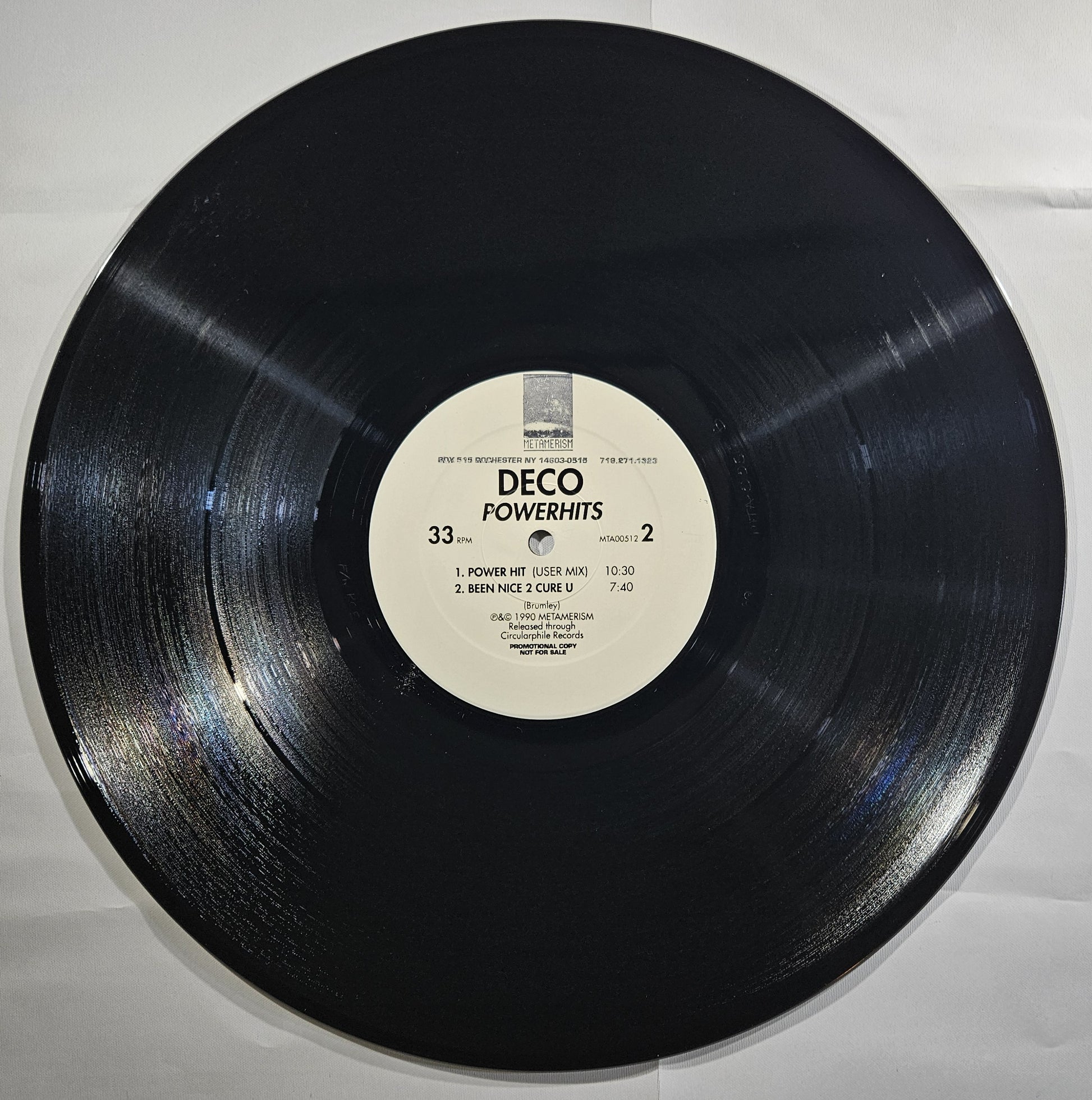 Deco - Powerhits [1990 Promo] [Used Vinyl Record 12" Single]