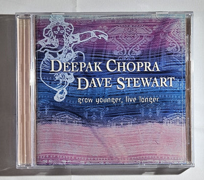 Deepak Chopra, Dave Stewart - Grow Younger, Liver Longer [2001 Used CD]