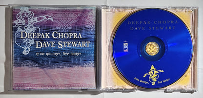 Deepak Chopra, Dave Stewart - Grow Younger, Liver Longer [2001 Used CD]