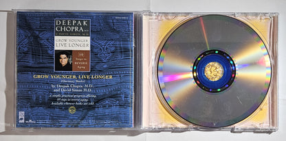 Deepak Chopra, Dave Stewart - Grow Younger, Liver Longer [2001 Used CD]