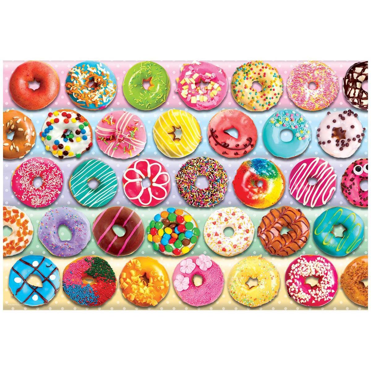 Delightful Donuts Lunch Bag & 100 Piece Jigsaw Puzzle Eurographics