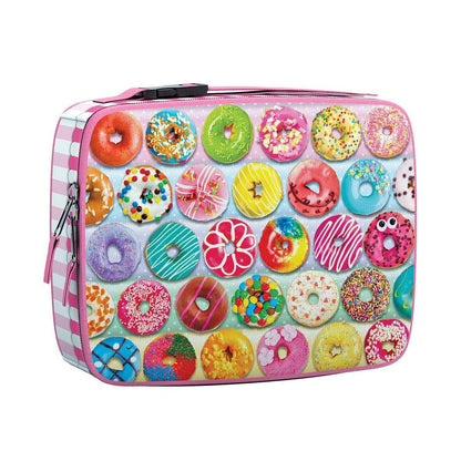 Delightful Donuts Lunch Bag & 100 Piece Jigsaw Puzzle Eurographics