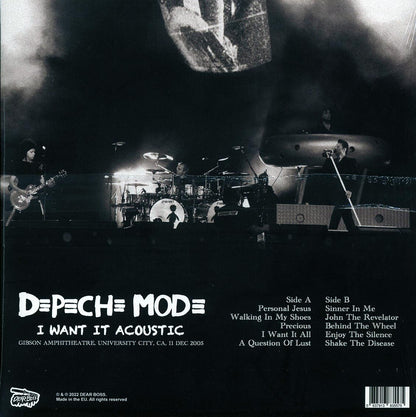 Depeche Mode - I Want It Acoustic [2023 Unofficial] [New Vinyl Record LP]