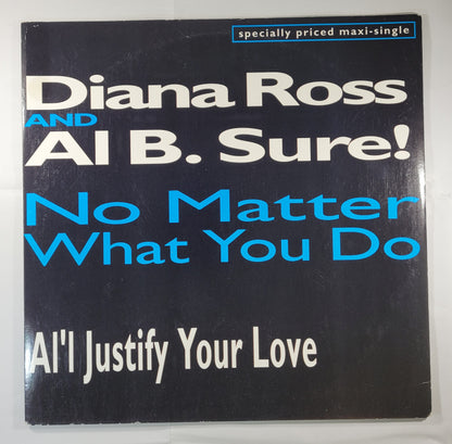 Diana Ross and Al B. Sure! - No Matter What You Do [1990 Used Vinyl Single] [B]