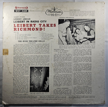Dick Leibert - Leibert Takes Richmond [Used Vinyl Record LP]