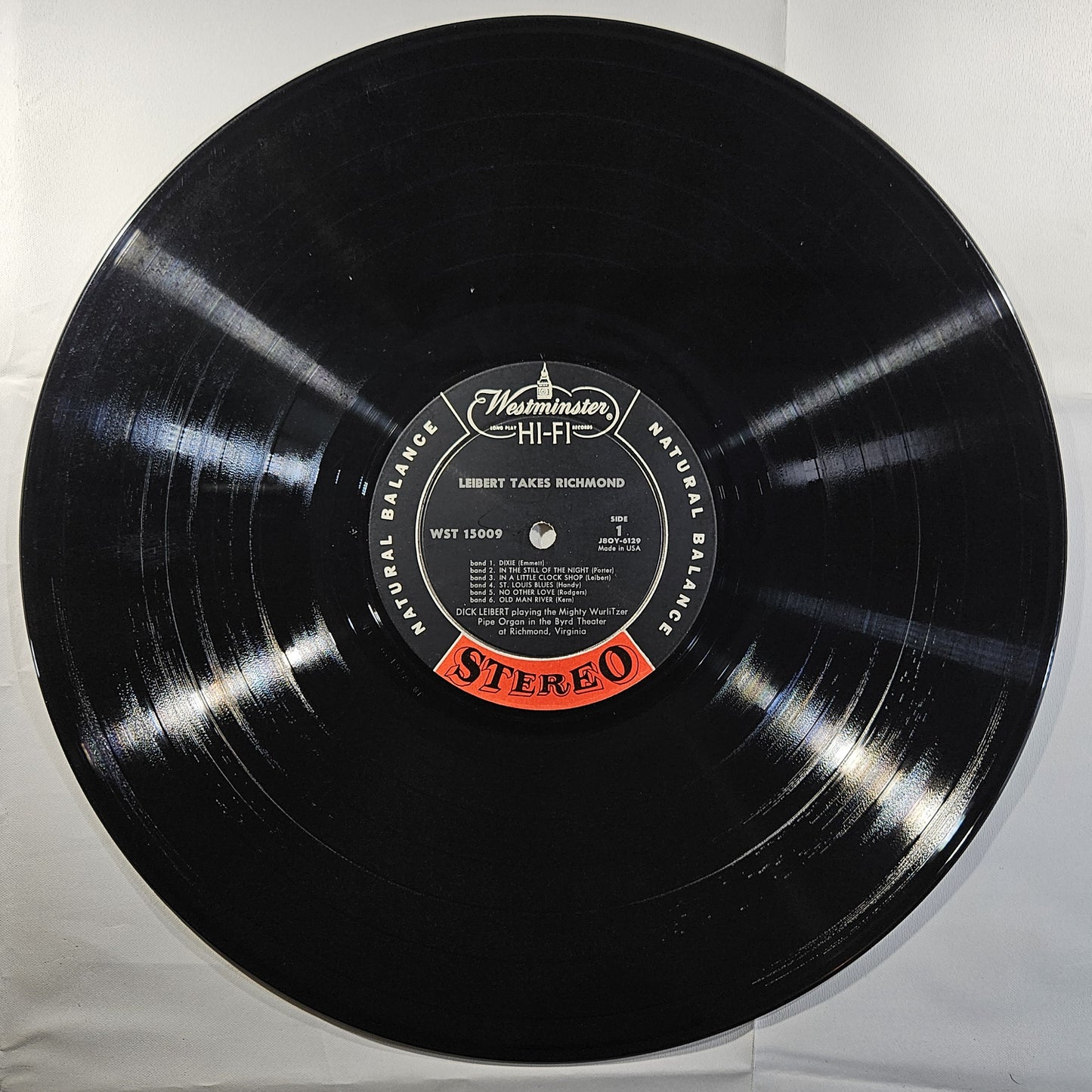 Dick Leibert - Leibert Takes Richmond [Used Vinyl Record LP]