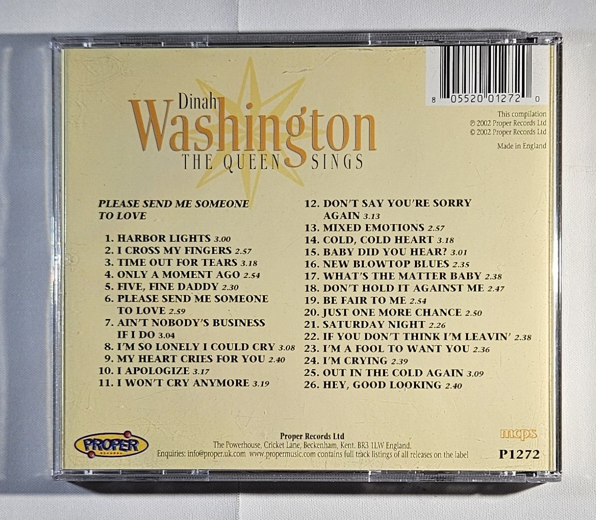 Dinah Washington - Please Send Me Someone to Love (The Queen Sings) [2002 Compilation] [Used CD]