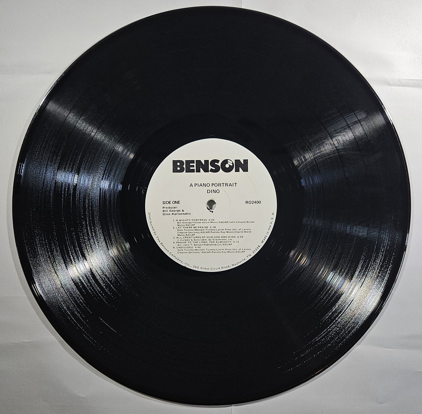 Dino - A Piano Portrait [1987 Used Vinyl Record LP]