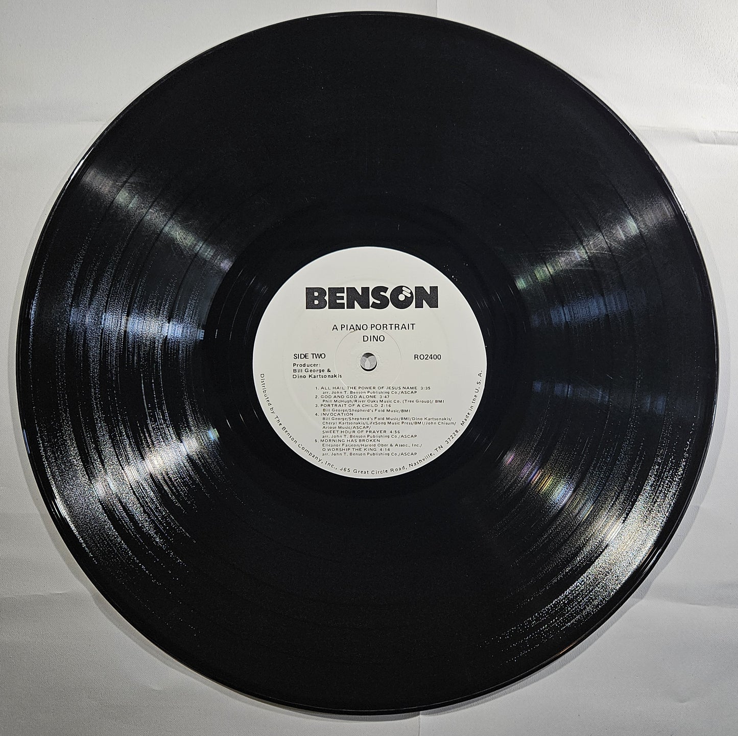 Dino - A Piano Portrait [1987 Used Vinyl Record LP]