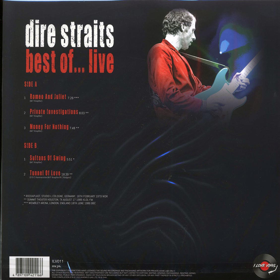 Dire Straits - Best Of...Live [2023 Unofficial] [New Vinyl Record LP]