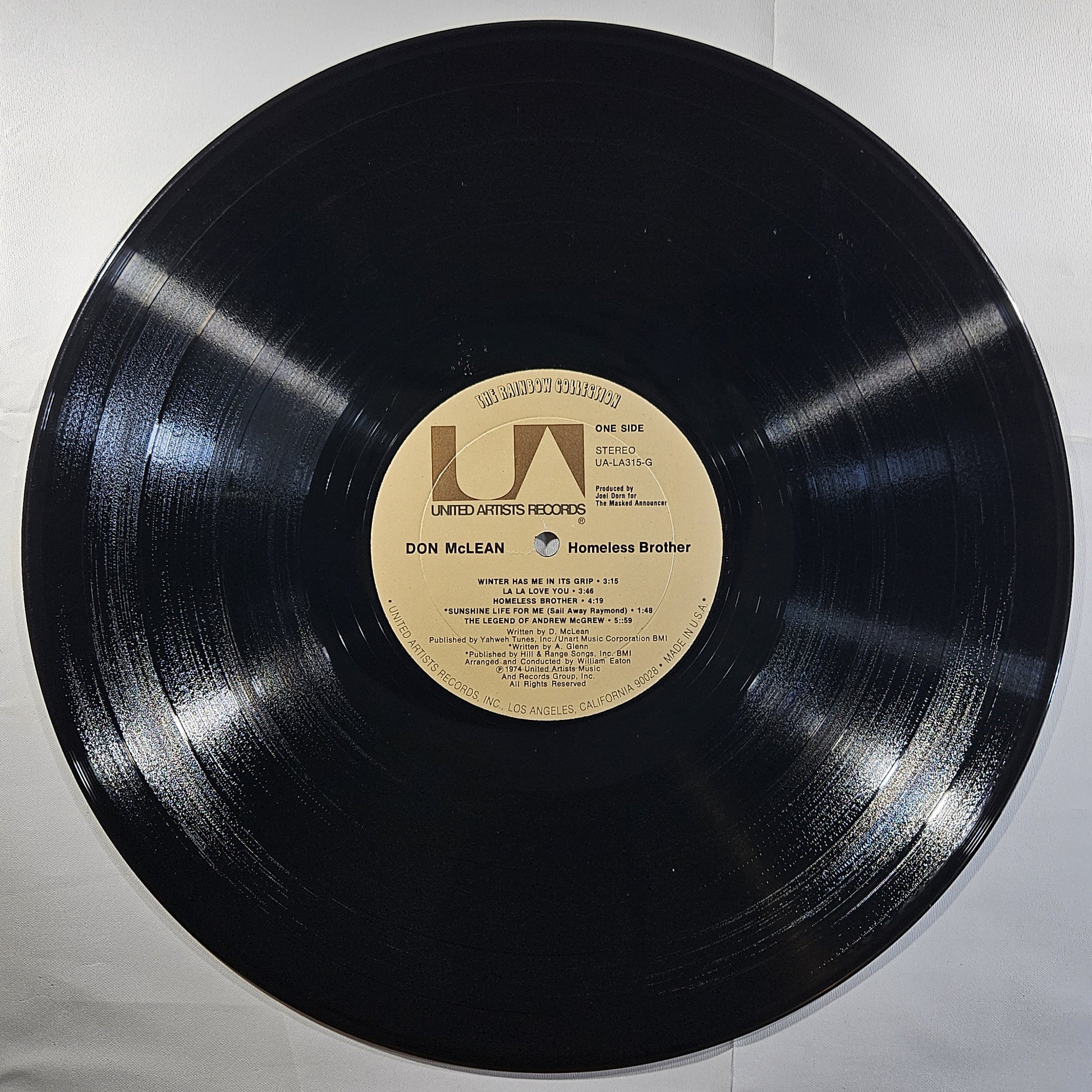 Don McLean - Homeless Brother [1974 All Disc Press] [Used Vinyl Record LP]