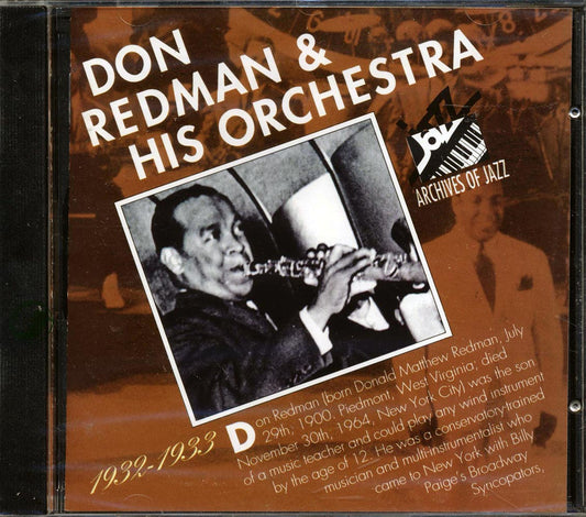 Don Redman & His Orchestra - 1932-1933 [Compilation] [New CD]