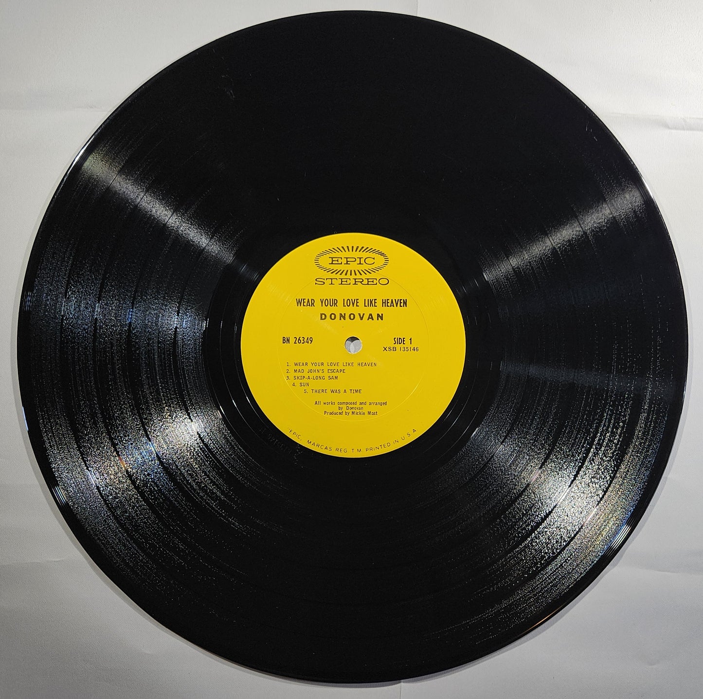 Donovan - Wear Your Love Like Heaven [1967 Santa Maria Pressing] [Used Vinyl Record LP] [C]