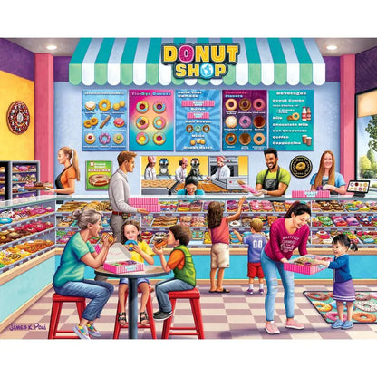 Donut Shop 210 Piece Jigsaw Puzzle Boardwalk