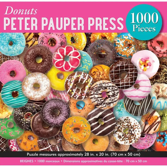 Donuts 1000 Piece Jigsaw Puzzle Peter Pauper
