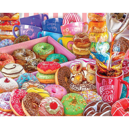 Donuts & Coffee 1000 Piece Jigsaw Puzzle White Mountain