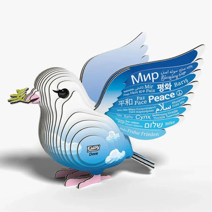 Dove 3D Cardboard Model Kit Eugy