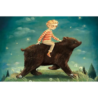 Dream Bear Dream World 20 Piece Mini Jigsaw Puzzle NYPC